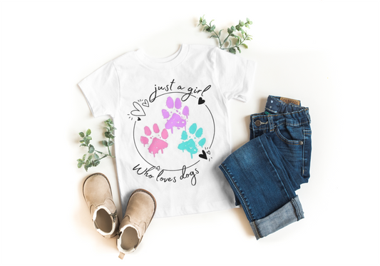 Just A Girl Who Loves Dogs T-Shirt